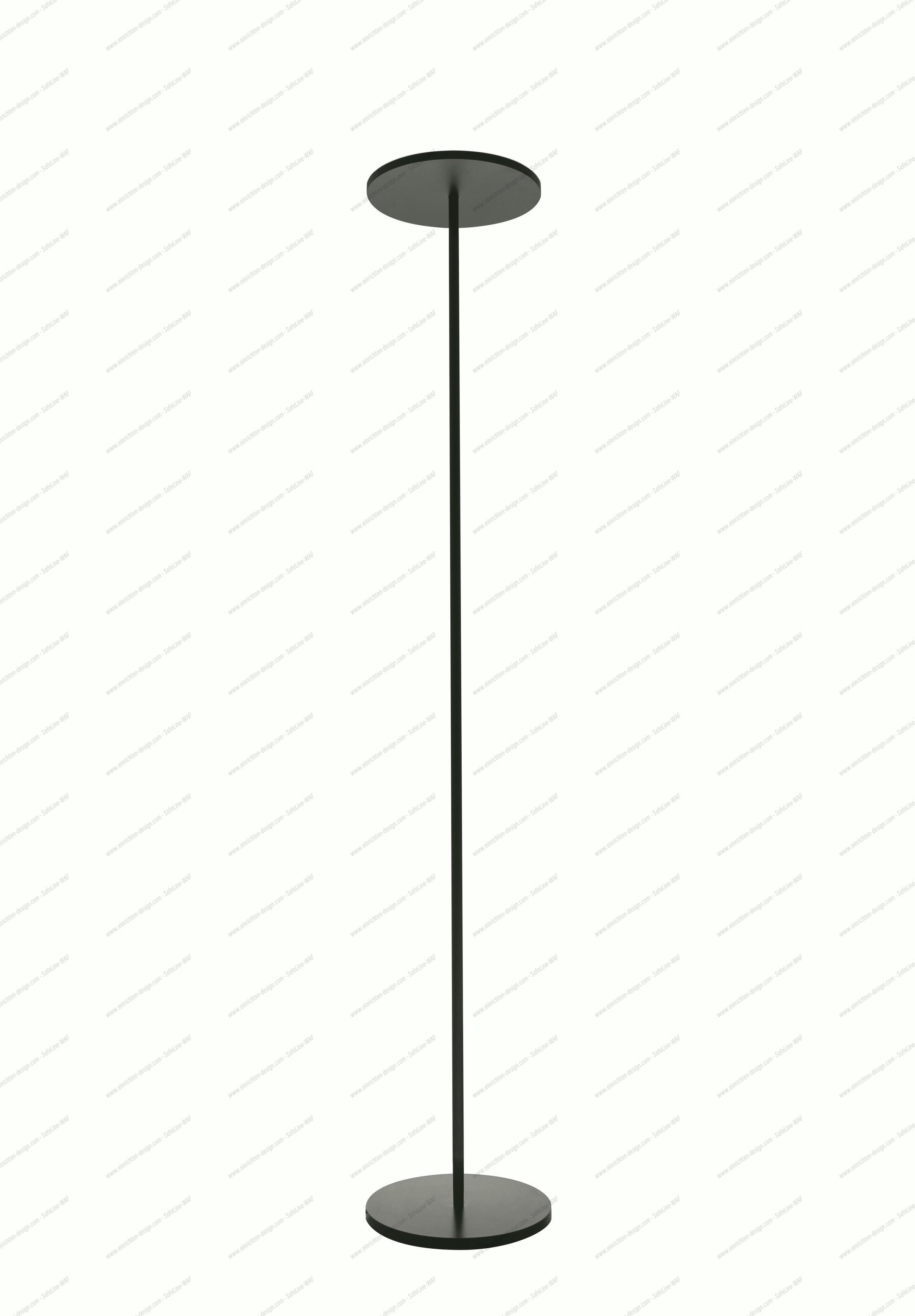 Athena White Integralis Floor Lamp Artemide | Black